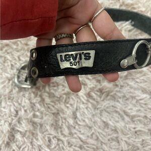Levi's Black Belt Classic Leather Accessory